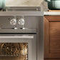 Ilve UP60FSWMPBG Professional Plus Ii 60 Inch Dual Fuel Natural Gas Freestanding Range In Blue Grey With Trim