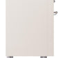 Ilve UP36FNMPAWCLP Nostalgie Ii 36 Inch Dual Fuel Liquid Propane Freestanding Range In Antique White With Chrome Trim