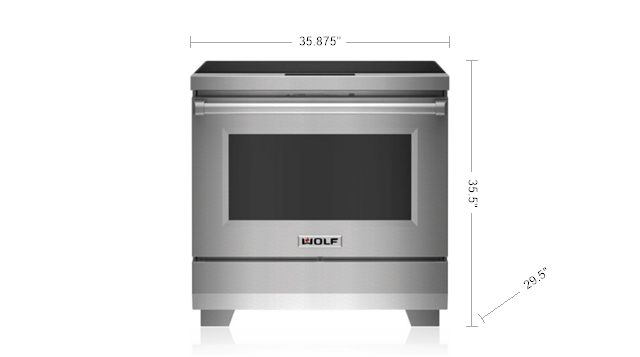 Wolf IR36550SP 36" Professional Induction Range