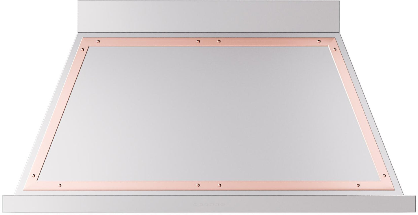 Ilve UANB48SSP Ilve Uanb48Ssp Nostalgie 48" Hood In Stainless Steel With Copper Trim