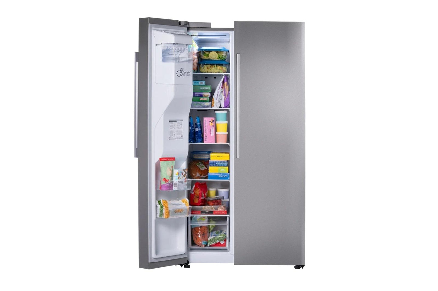 Lg LS27T3230S 27 Cu. Ft. Standard-Depth, Side-By-Side Refrigerator, With Ice And Water And New Bar Handle Design