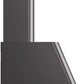 Ilve UAG36MG Nostalgie 36 Inch Matte Graphite Wall Mount Range Hood