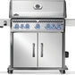 Napoleon Bbq RPS625RSIBNSS2 Rogue Pro-S 625 Rsib With Infrared Side And Rear Burner , Natural Gas, Stainless Steel