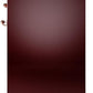 Ilve UP30NMPBUP Nostalgie Ii 30 Inch Dual Fuel Natural Gas Freestanding Range In Burgundy With Copper Trim