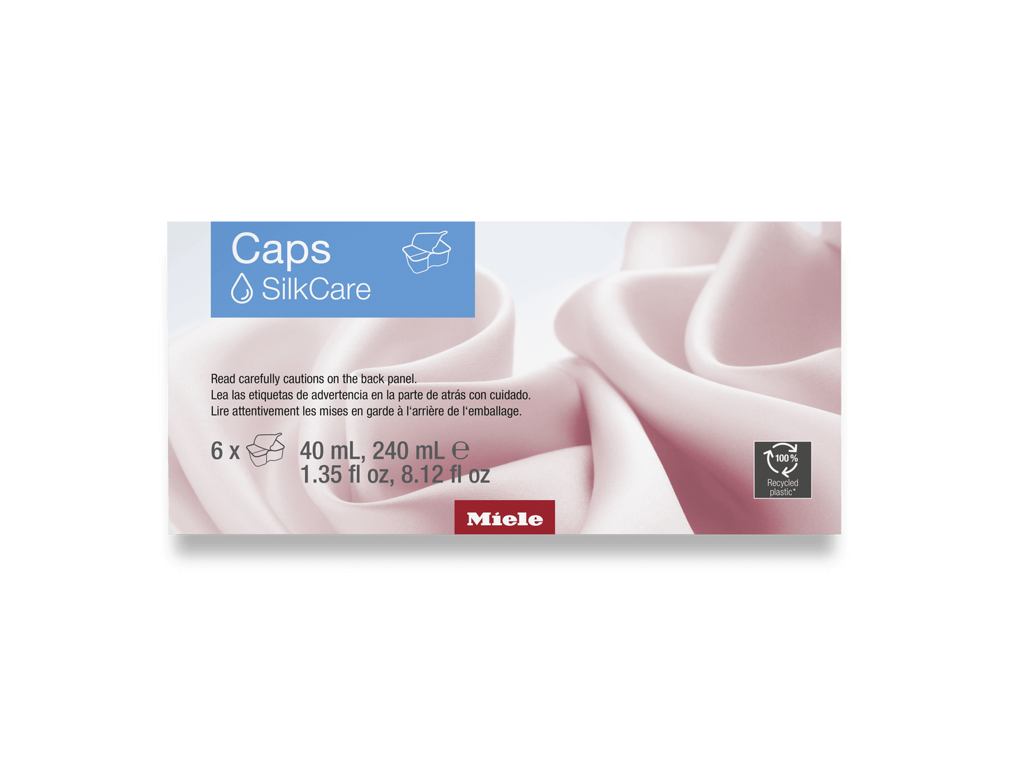 Miele WACSC0602L Silkcare Capsules - 6-Pack Of Silk And Delicates Detergent. Easyopen.
