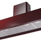 Ilve UAG60BU Nostalgie 60 Inch Burgundy Wall Mount Range Hood