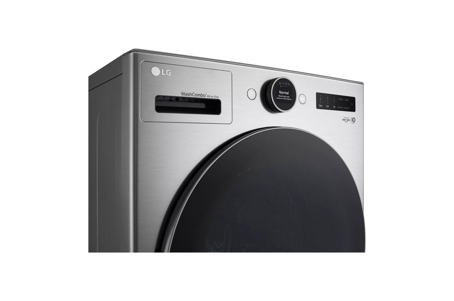 Lg WM6998HVA Ventless Washer/Dryer Combo Lg Washcombo&#8482; All-In-One 5.0 Cu. Ft. Mega Capacity With Inverter Heatpump&#8482; Technology And Direct Drive Motor