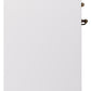 Ilve UPI304NMPWHB Nostalgie Ii 30 Inch Electric Freestanding Range In White With Bronze Trim