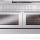 Ilve UP60FSWMPSS Professional Plus Ii 60 Inch Dual Fuel Natural Gas Freestanding Range In Stainless Steel With Trim