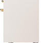 Ilve UPDI406NMPAWG Nostalgie Ii 40 Inch Electric Freestanding Range In Antique White With Brass Trim