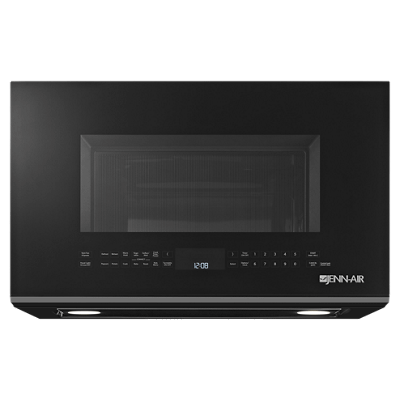 Jennair JMV9196CB Black Floating Glass 30" Over-The-Range Microwave Oven With Convection