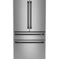 Cafe CJE23DP2WS1 Café™ Energy Star® 23.2 Cu. Ft. Smart Counter-Depth 4-Door French-Door Refrigerator With Dual-Dispense Autofill Pitcher