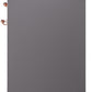 Ilve UP30NMPMGPLP Nostalgie Ii 30 Inch Dual Fuel Liquid Propane Freestanding Range In Matte Graphite With Copper Trim