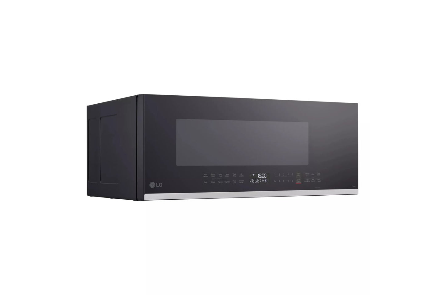 Lg MVEF1337F 1.3 Cu. Ft. Smart Low Profile Over-The-Range Microwave Oven With Sensor Cook