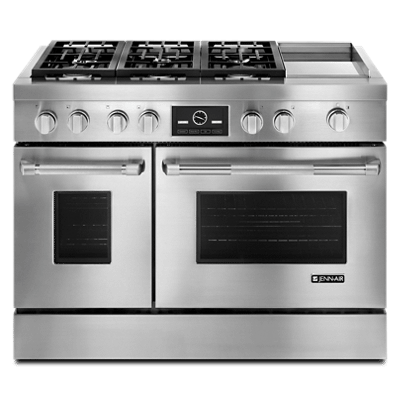 Jennair JDRP548WP Pro-Style® 48" Dual-Fuel Range With Griddle And Multimode® Convection