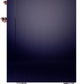 Ilve UP48FNMPMBPLP Nostalgie Ii 48 Inch Dual Fuel Liquid Propane Freestanding Range In Blue With Copper Trim