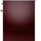 Ilve UPI304NMPBUC Nostalgie Ii 30 Inch Electric Freestanding Range In Burgundy With Chrome Trim