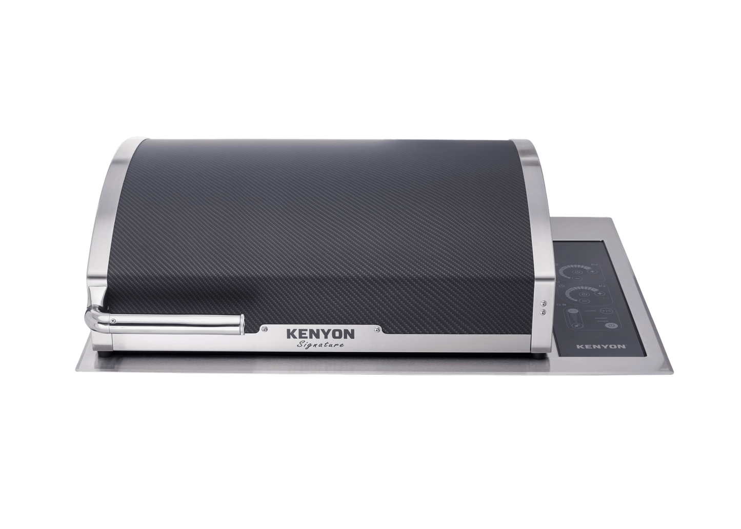 Kenyon B70429NHWCFWHITECARBONFIBERWITHLIGHTEDHANDLE Signature Grill