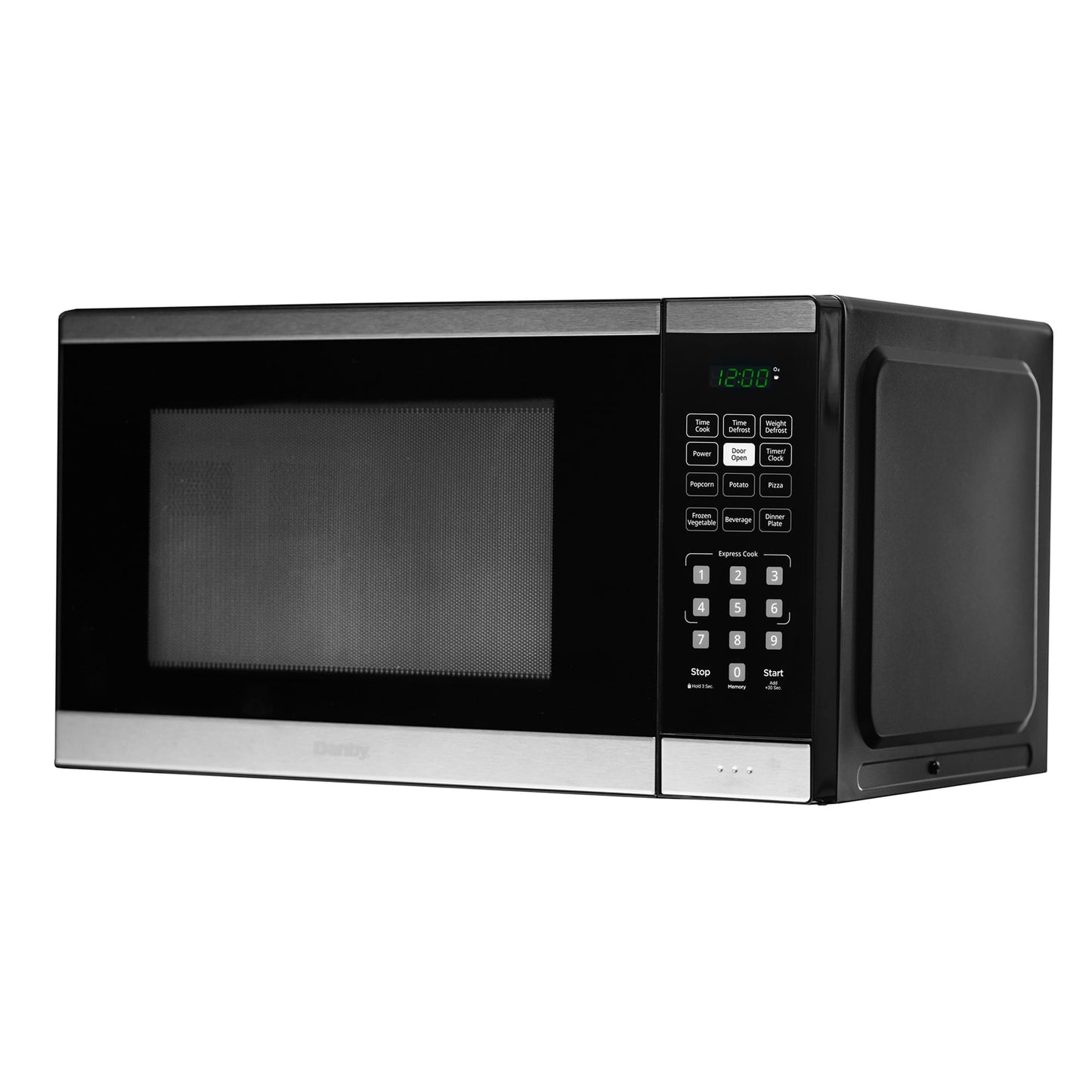 Danby DBMW0925BBS Danby 0.9 Cu. Ft. Countertop Microwave In Black And Stainless Steel