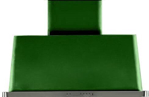 Ilve UAM100EG Majestic 40 Inch Emerald Green Wall Mount Range Hood