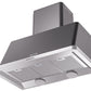 Ilve UAM100MG Majestic 40 Inch Matte Graphite Wall Mount Range Hood