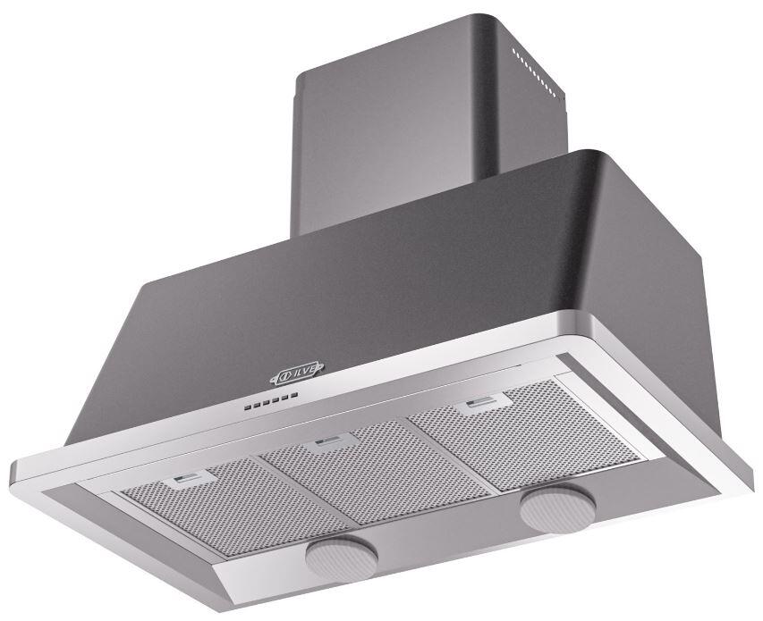 Ilve UAM100MG Majestic 40 Inch Matte Graphite Wall Mount Range Hood