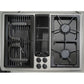 Jennair JGD8130ADB Designer Line Modular Gas Downdraft Cooktop, 30