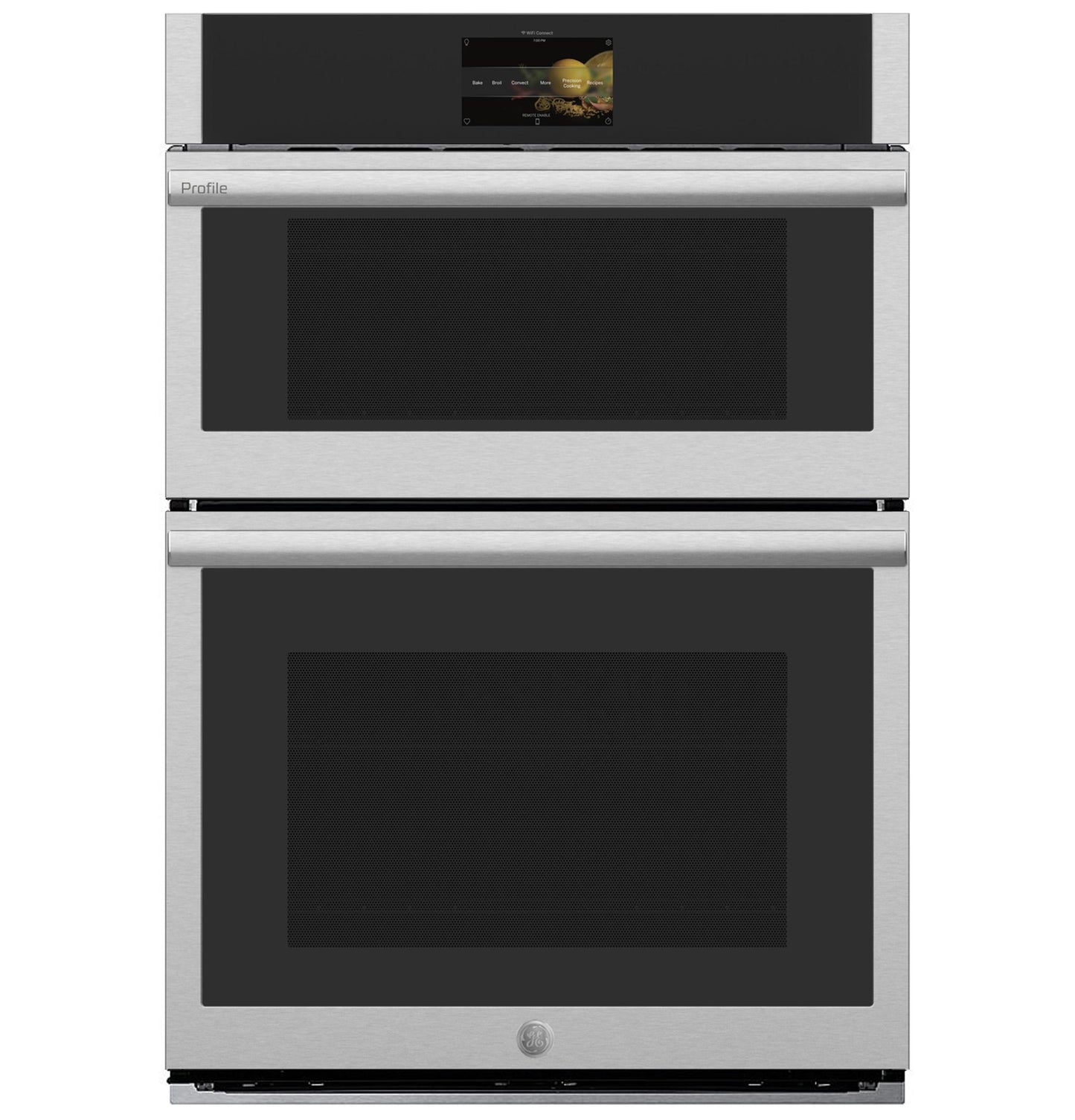 Ge Appliances PT9900SWSS Ge Profile&#8482; 30 In. Combination Double Wall Oven With Convection, Air Fry, Steam, Sous Vide, And Advantium® Technology