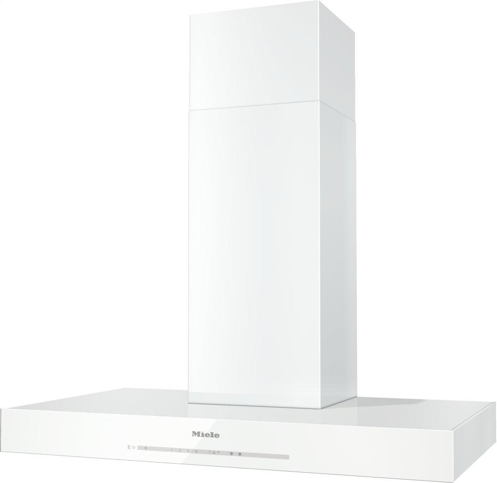 Miele DA6698WPURISTICEDITION6000BRILLIANTWHITE Wall Ventilation Hood With Energy-Efficient Led Lighting And Touch Controls For Simple Operation.