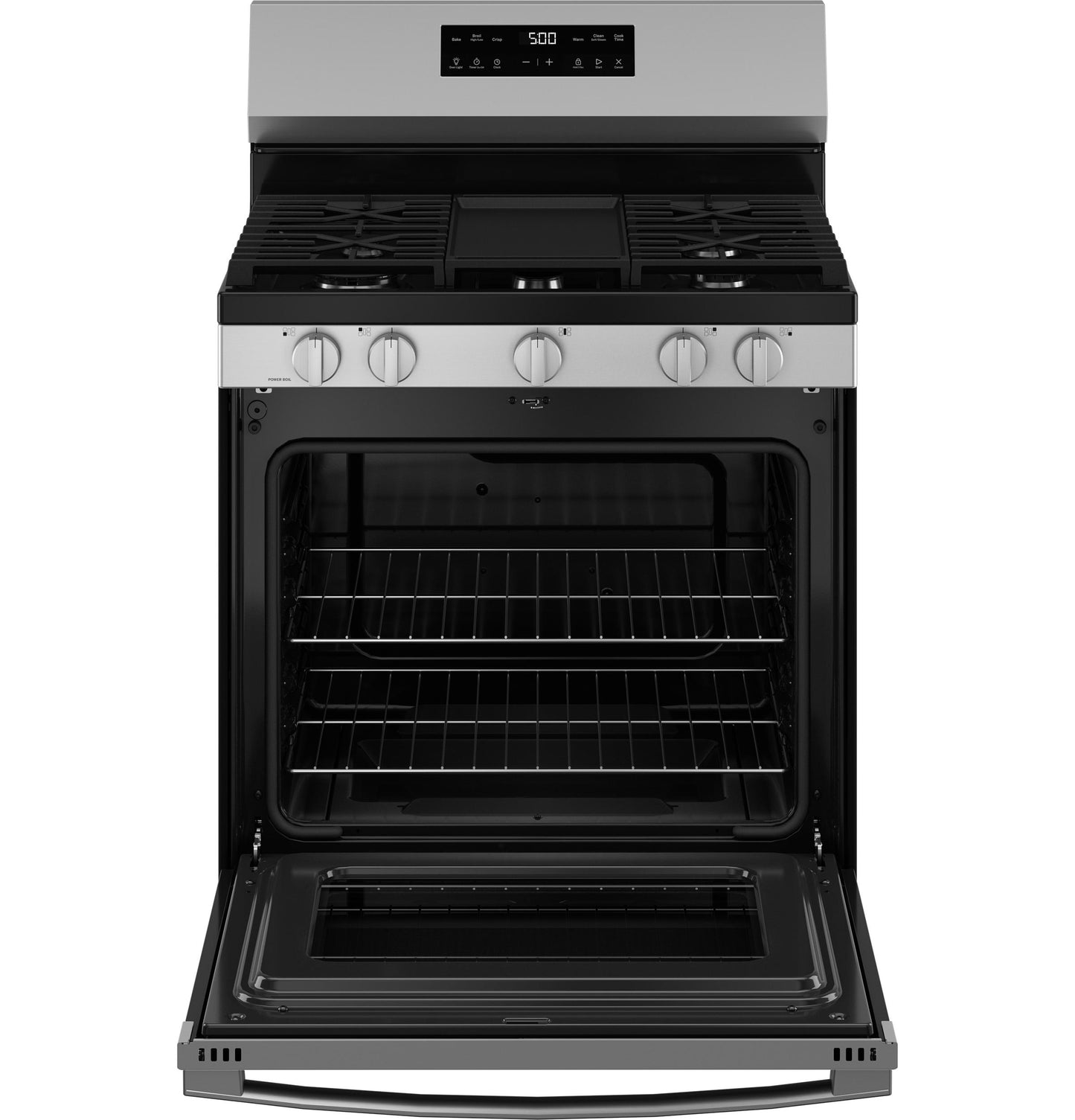 Ge Appliances GGF500PVSS Ge® 30" Free-Standing Gas Range With Crisp Mode