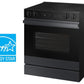 Samsung NSE6DG8502MT Bespoke 6.3 Cu. Ft. Smart Slide-In Energy Star® Certified Electric Range With Air Fry In Matte Black Steel