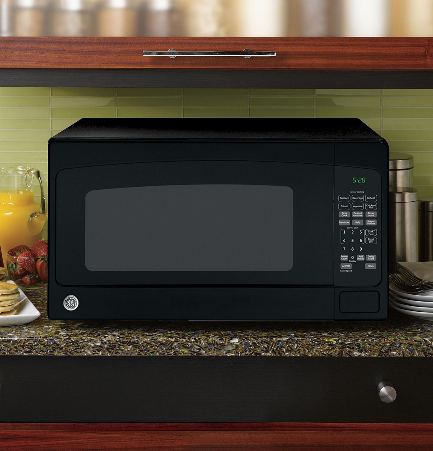 Ge Appliances GCST20S1WBB Ge® 2.0 Cu. Ft. Capacity Countertop Microwave Oven