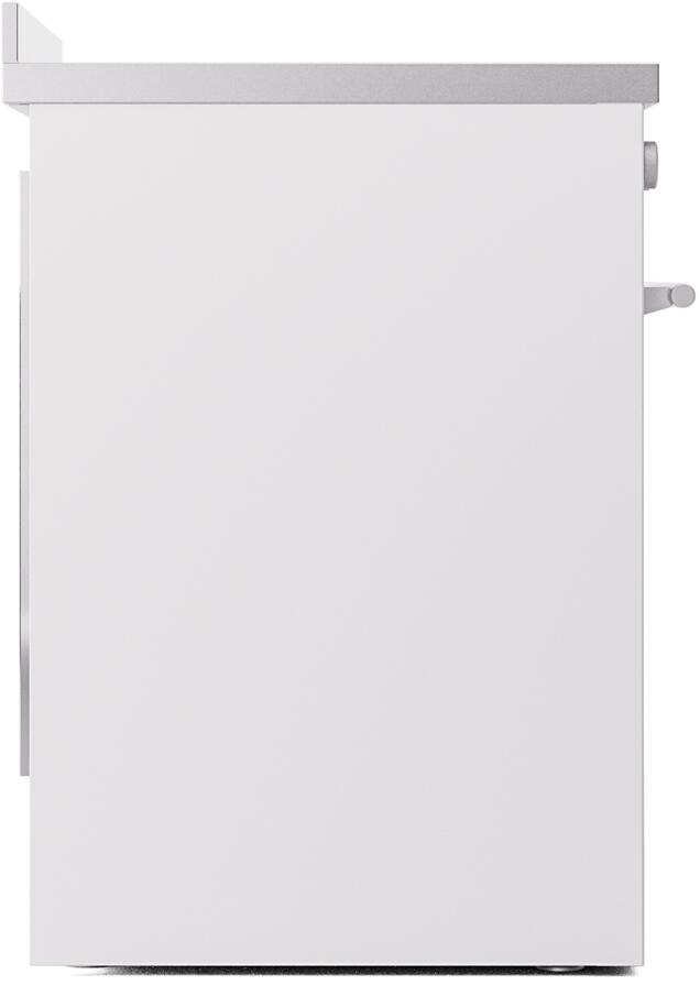 Ilve UPI304WMPWH Professional Plus Ii 30 Inch Electric Freestanding Range In White With Trim