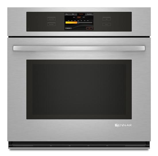 Jennair JJW3430WS Stainless Steel Jenn-Air® Single Wall Oven With V2&#8482; Vertical Dual-Fan Convection System, 30"