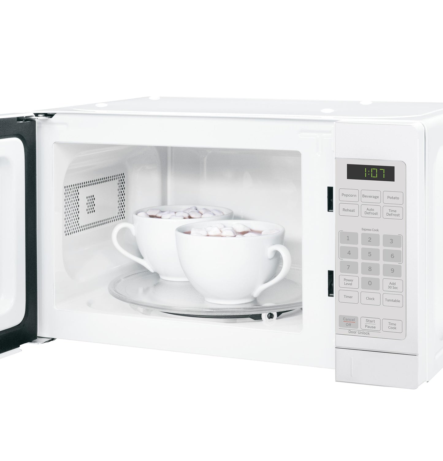 Ge Appliances GCST07N1WWW Ge® 0.7 Cu. Ft. Capacity Countertop Microwave Oven