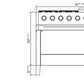 Ilve UPM12FDS3SS Panoramagic 48 Inch Dual Fuel Natural Gas Freestanding Range In Stainless Steel With Trim