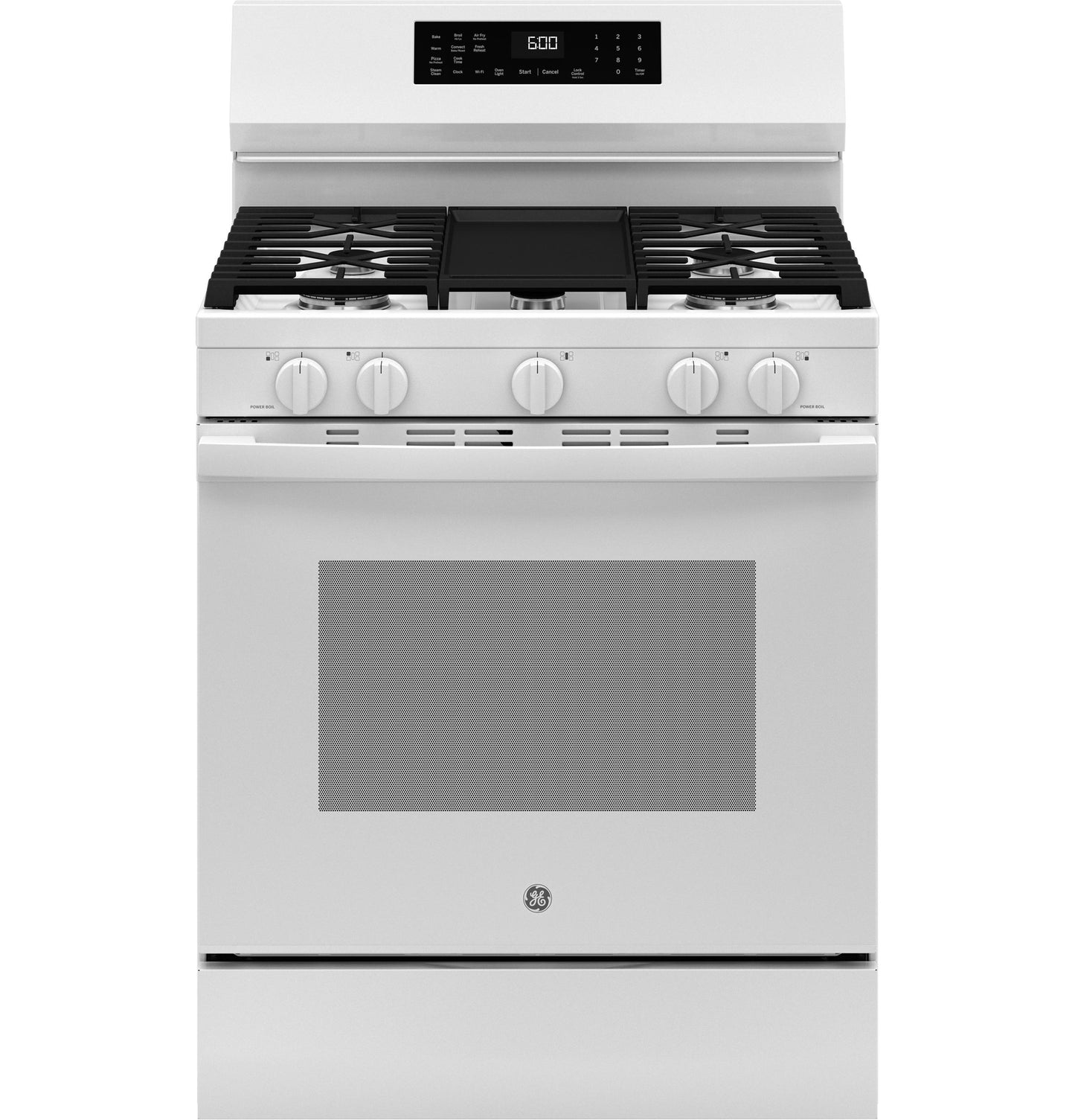 Ge Appliances GGF600AVWW Ge® 30" Free-Standing Gas Convection Range With No Preheat Air Fry And Easywash&#8482; Oven Tray