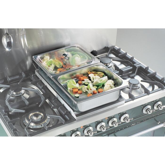 Ilve G00202 Stainless Steel Steam Cooker Basins