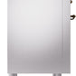 Ilve UPI366NMPSSB Nostalgie Ii 36 Inch Electric Freestanding Range In Stainless Steel With Bronze Trim