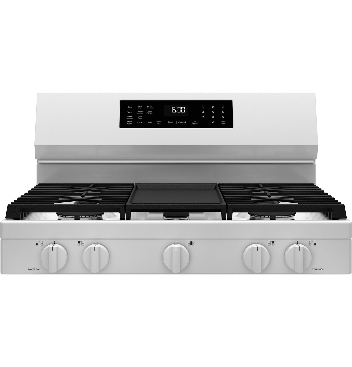 Ge Appliances GGF600AVWW Ge® 30" Free-Standing Gas Convection Range With No Preheat Air Fry And Easywash&#8482; Oven Tray