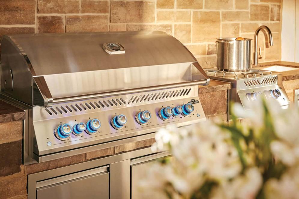 Napoleon Bbq BIG44RBPSS1 Built-In 700 Series 44 With Dual Infrared Rear Burners , Propane, Stainless Steel