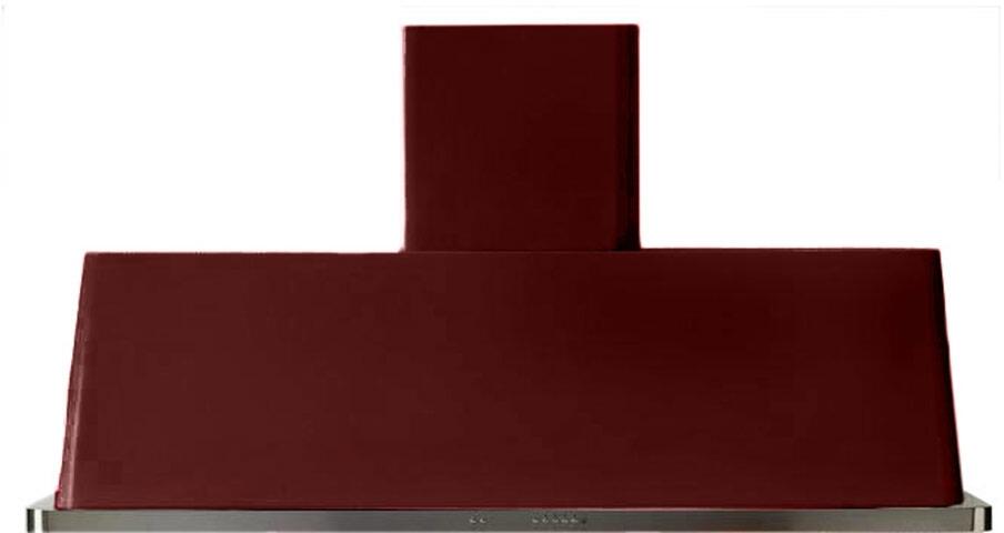 Ilve UAM150BU Majestic 60 Inch Burgundy Wall Mount Range Hood