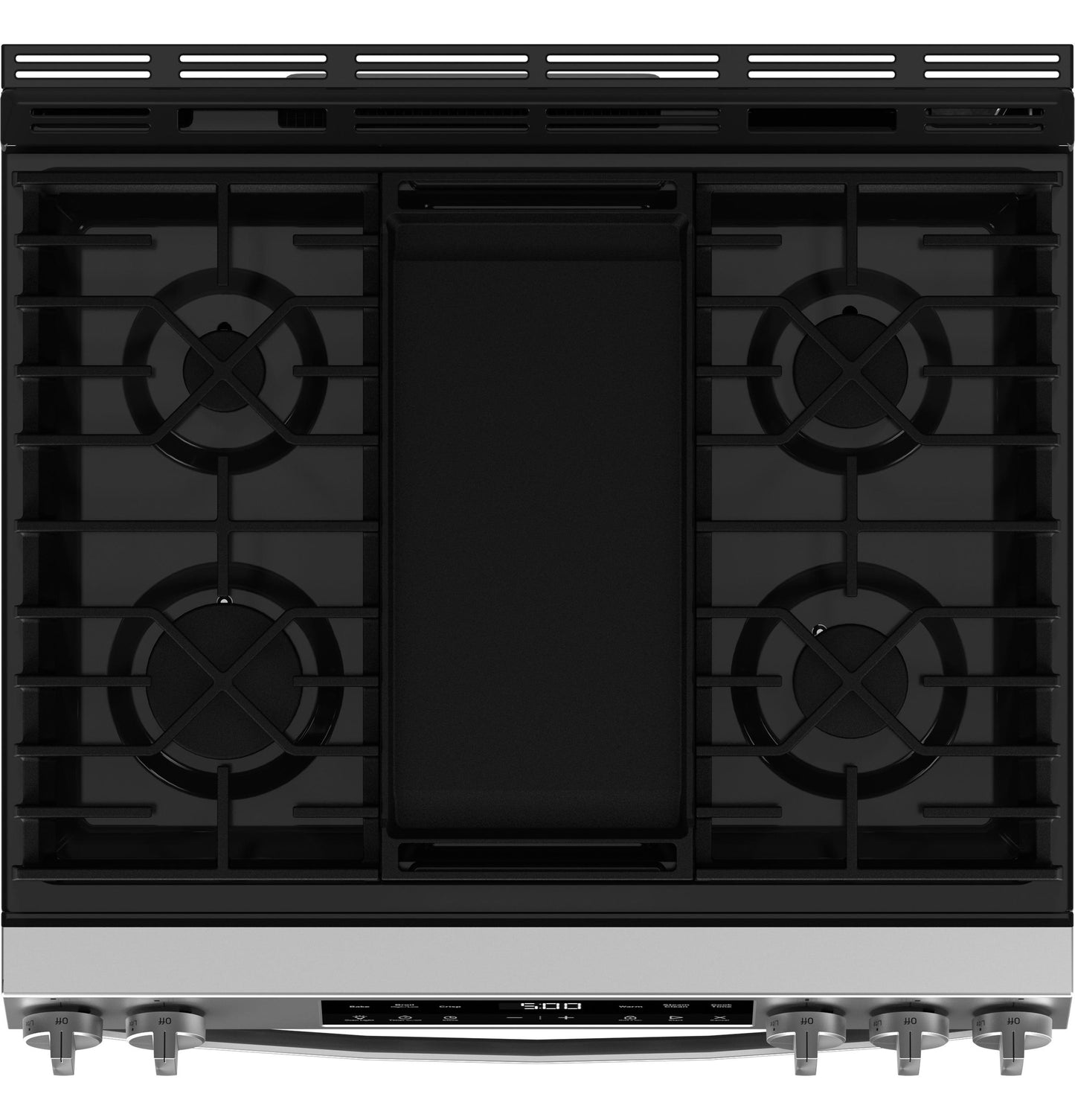 Ge Appliances GGS500SVSS Ge® 30" Slide-In Front Control Gas Range With Crisp Mode