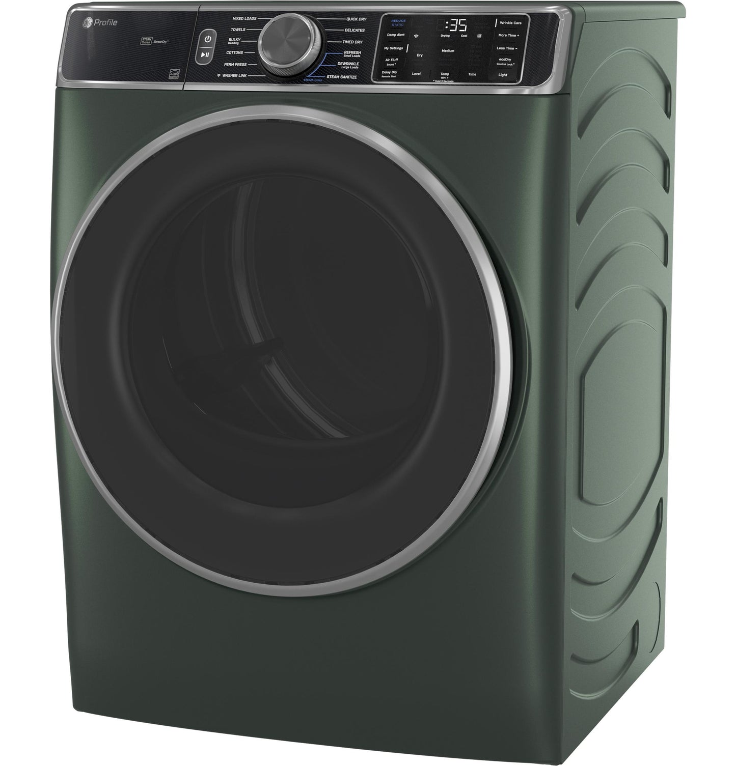 Ge Appliances PFD95ESPWGN Ge Profile&#8482; Energy Star® 7.8 Cu. Ft. Capacity Smart Front Load Electric Dryer With Steam And Sanitize Cycle