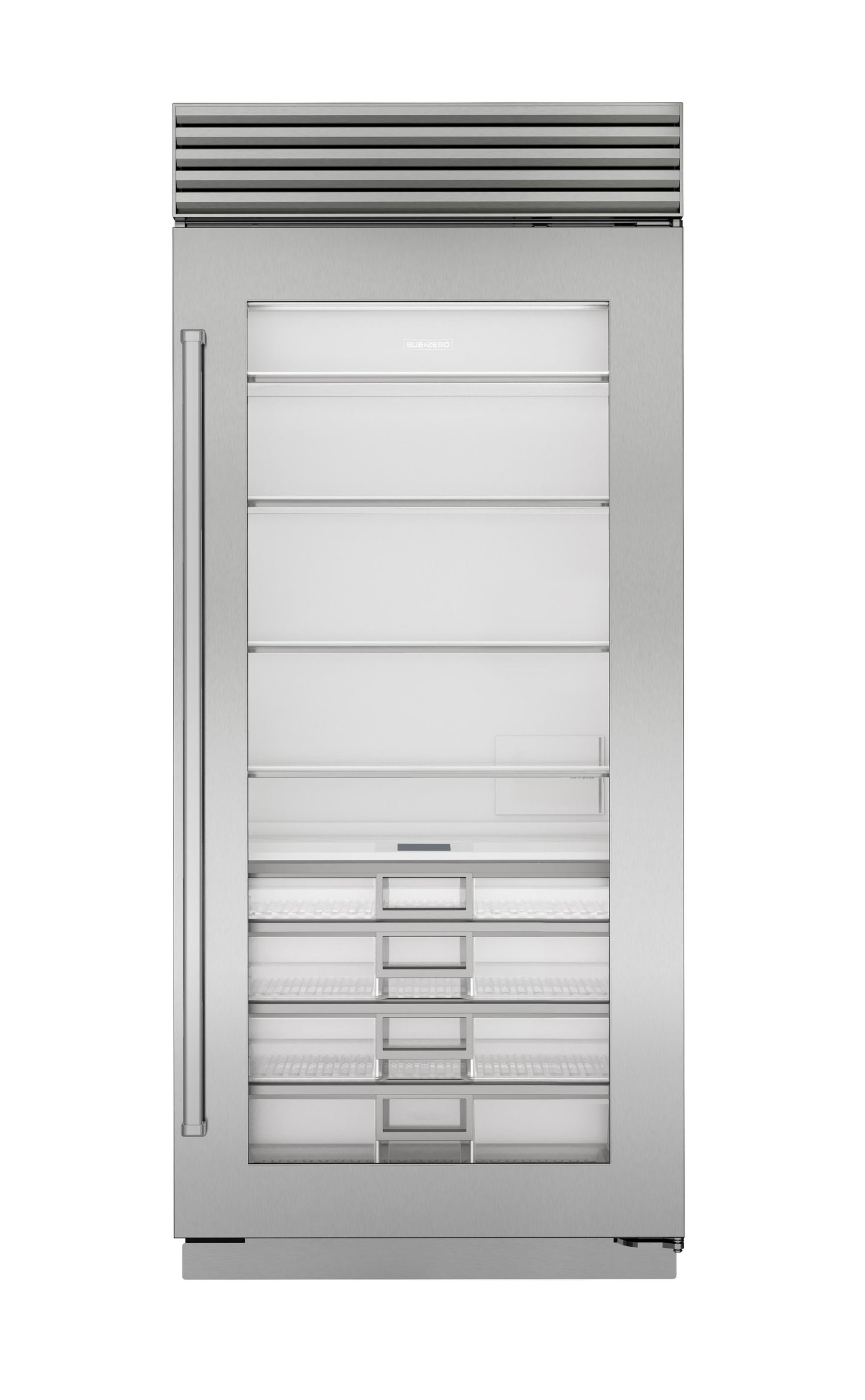 Sub-Zero CL3650RGSTL 36" Classic Refrigerator With Glass Door