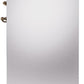 Ilve UPI304NMPSSB Nostalgie Ii 30 Inch Electric Freestanding Range In Stainless Steel With Bronze Trim