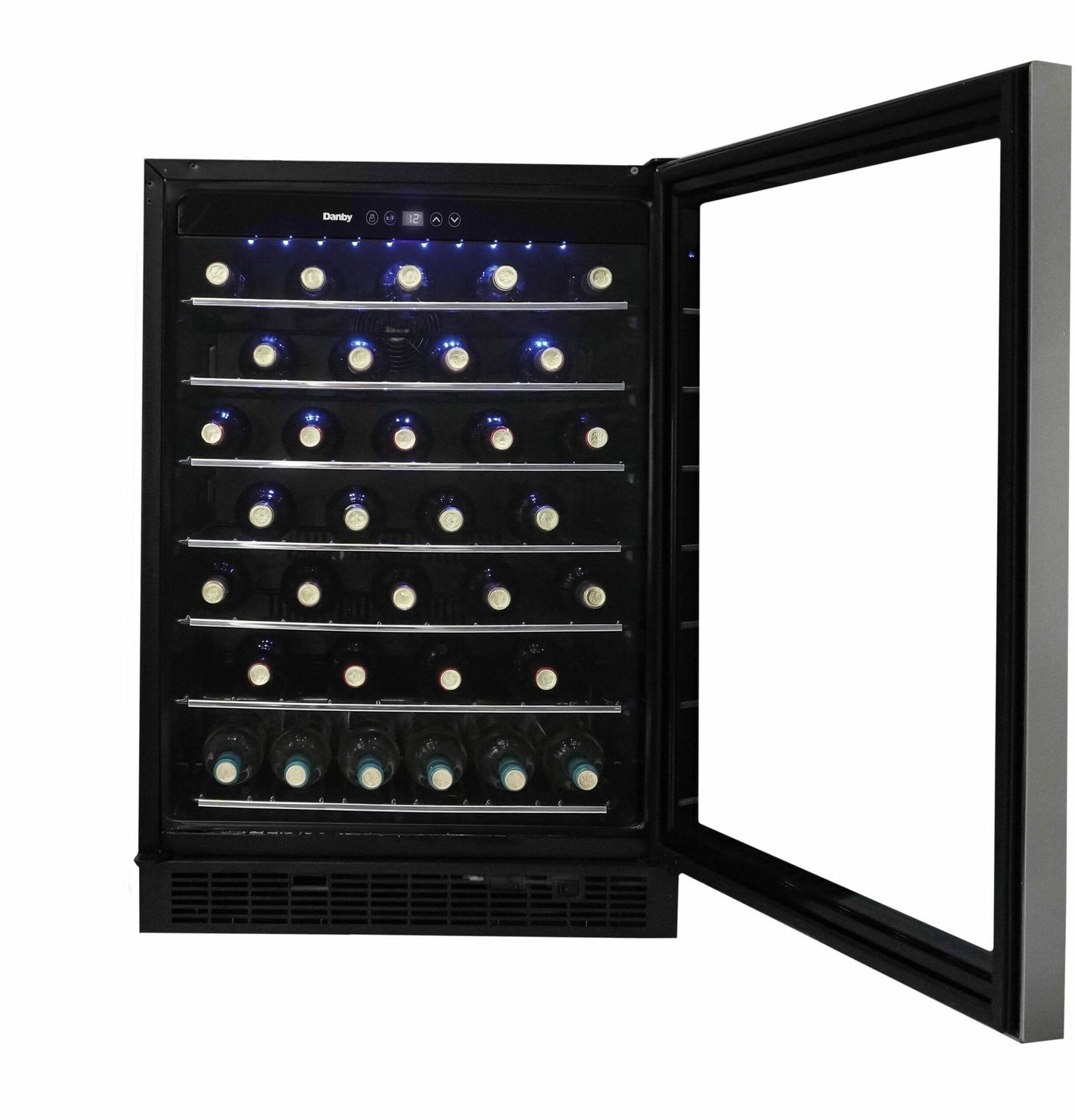 Danby DWC057A1BSS Danby 60 Bottle Built-In Wine Cooler In Stainless Steel