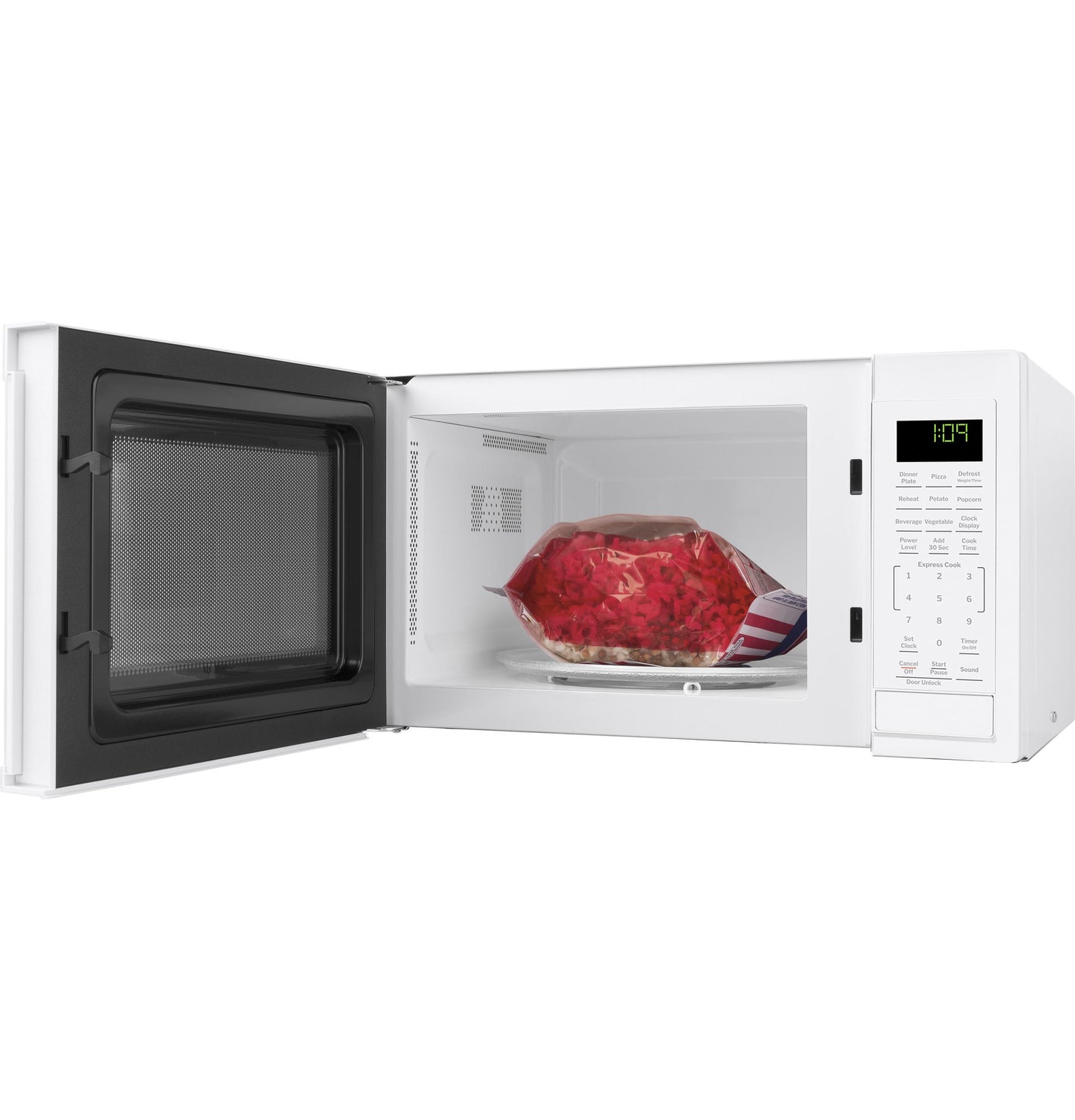 Ge Appliances GCST09N1WWW Ge® 0.9 Cu. Ft. Capacity Countertop Microwave Oven