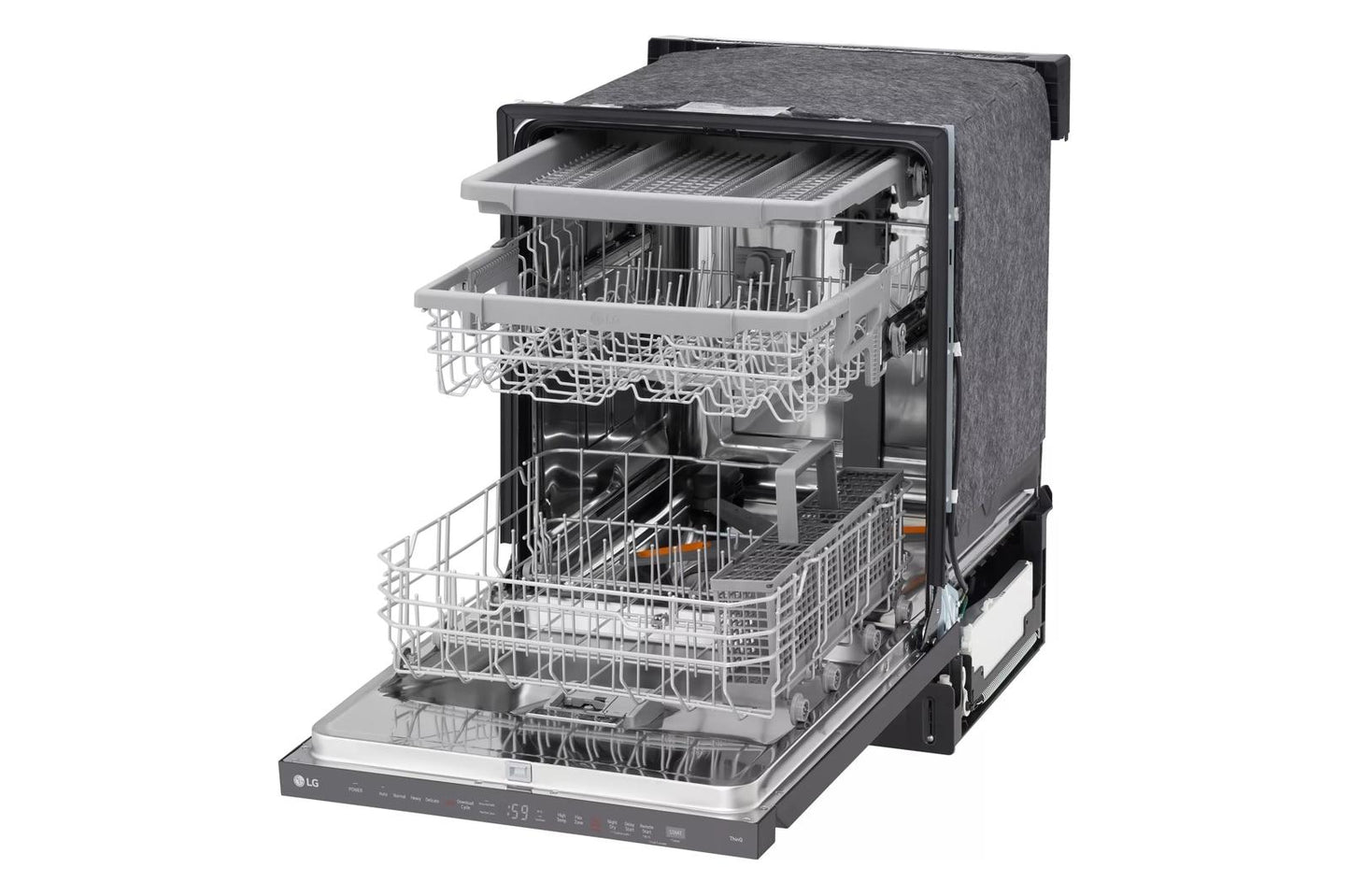 Lg LDPH5554D Smart Top-Control Dishwasher With 1-Hour Wash & Dry, Quadwash® Pro, And Dynamic Heat Dry&#8482;