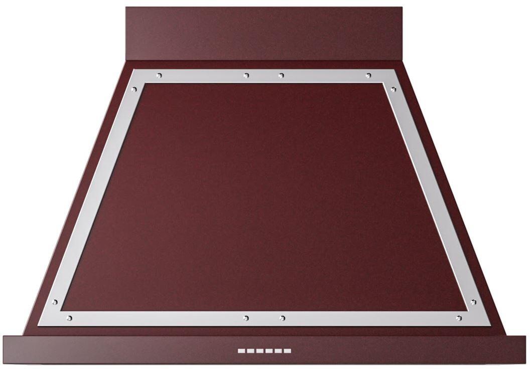 Ilve UANB36BUC Nostalgie 36 Inch Burgundy Wall Mount Range Hood